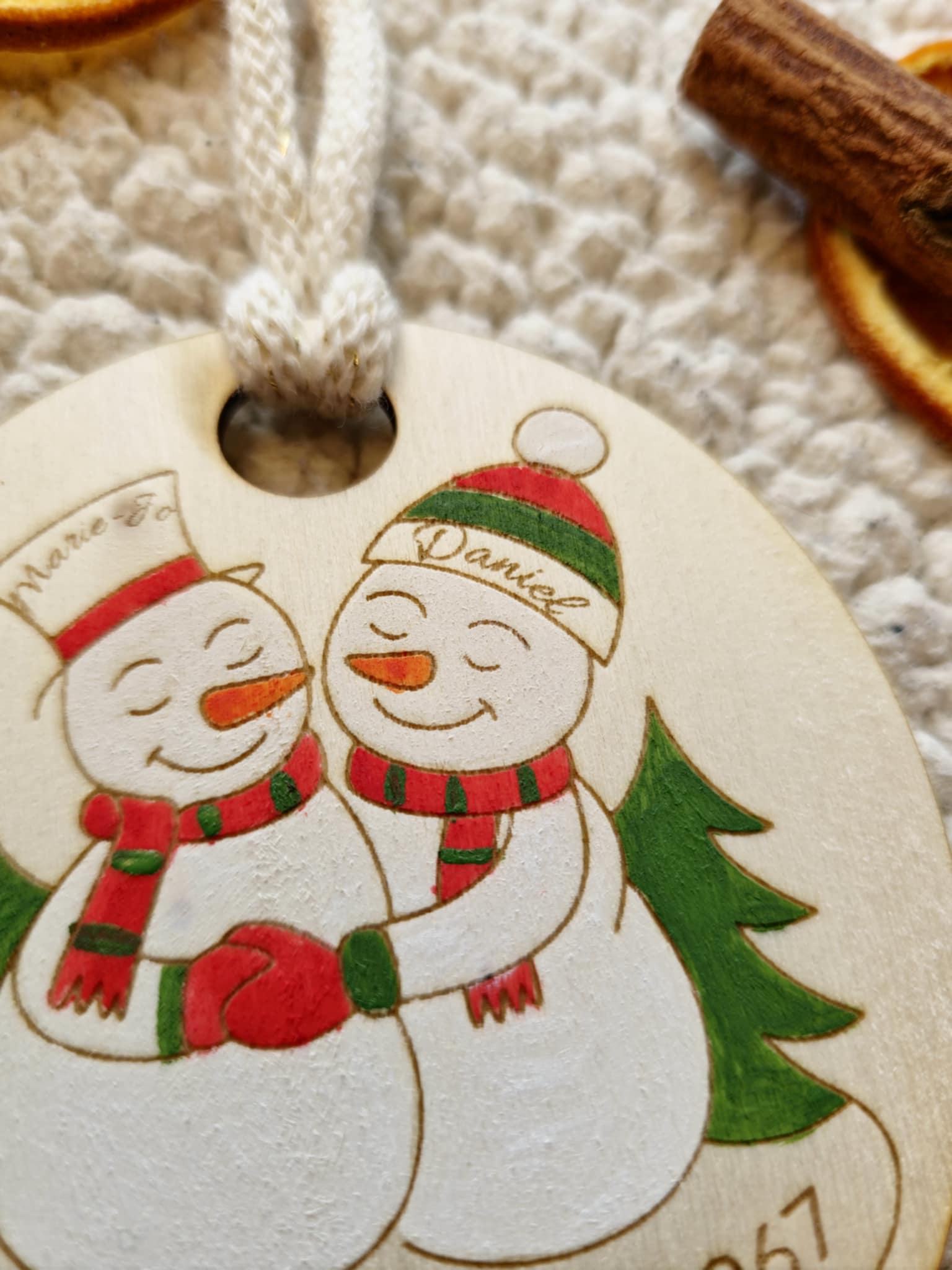 Amoureux Bonhomme de neige